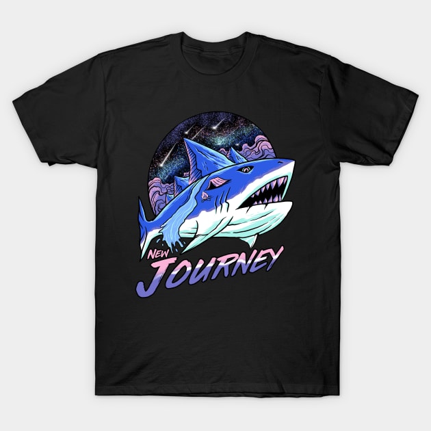 space shark T-Shirt by spoilerinc